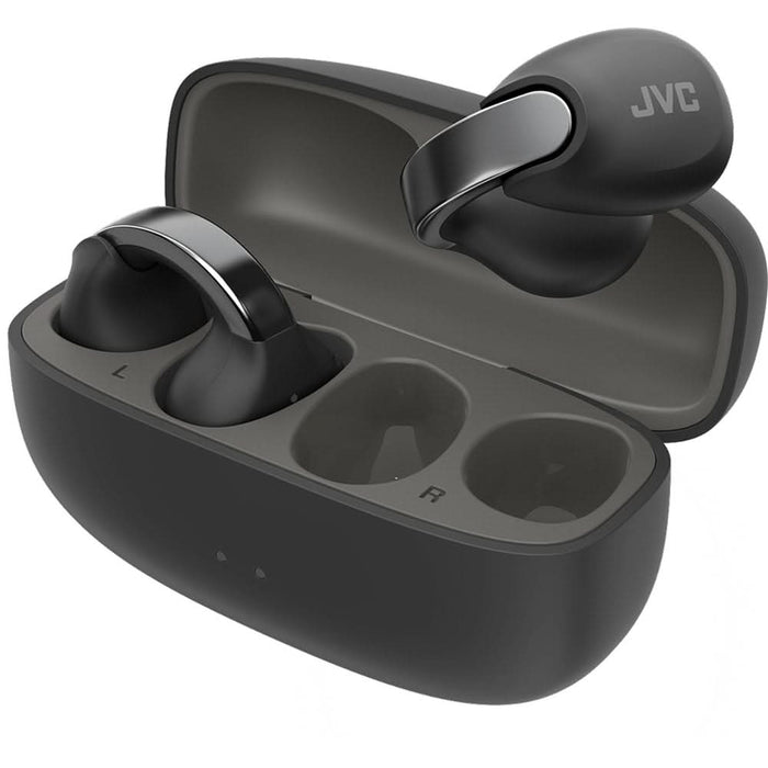 Casti JVC Nearphones HA-NP1T-B-U, True Wireless, Bluetooth, Open-ear, Microfon, negru WALTI
