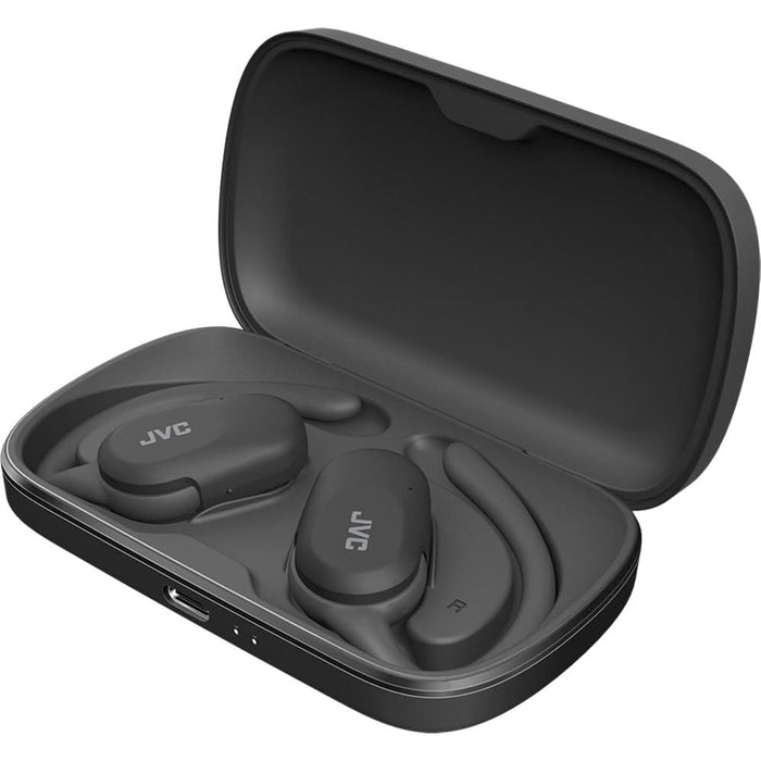 Casti JVC Nearphones HA-NP40T-B-U, True Wireless, Bluetooth, Open-ear, Microfon, negru WALTI