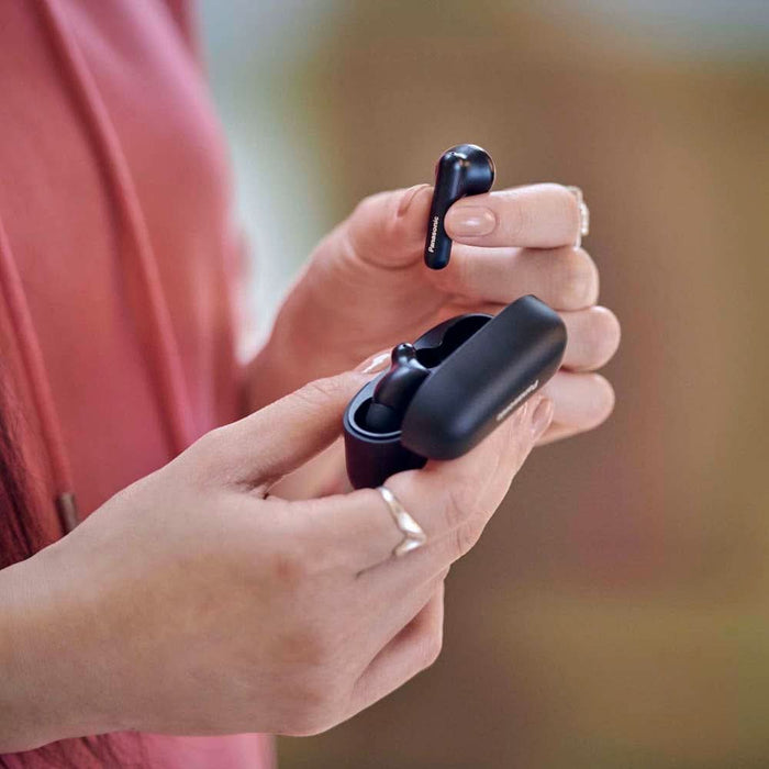 Casti PANASONIC RZ-B110WDE-K, True Wireless, Bluetooth, In-Ear, Microfon, negru WALTI