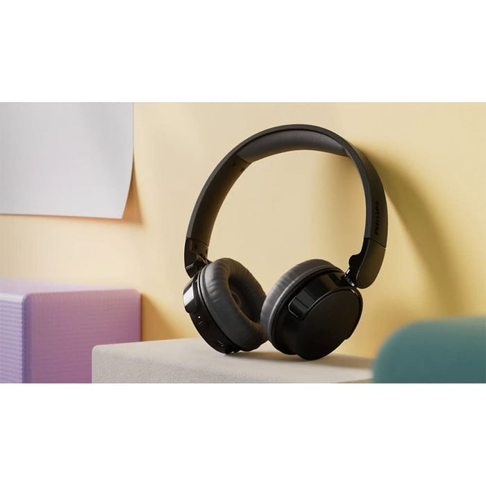 Casti PHILIPS TAH3209BK/00, Bluetooth, On-Ear, Microfon, negru WALTI