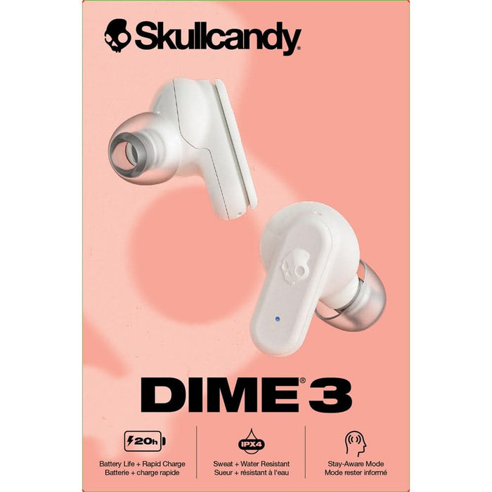 Casti SKULLCANDY Dime 3 S2DCW-R951, True Wireless Bluetooth, In-Ear, Microfon, Bone WALTI