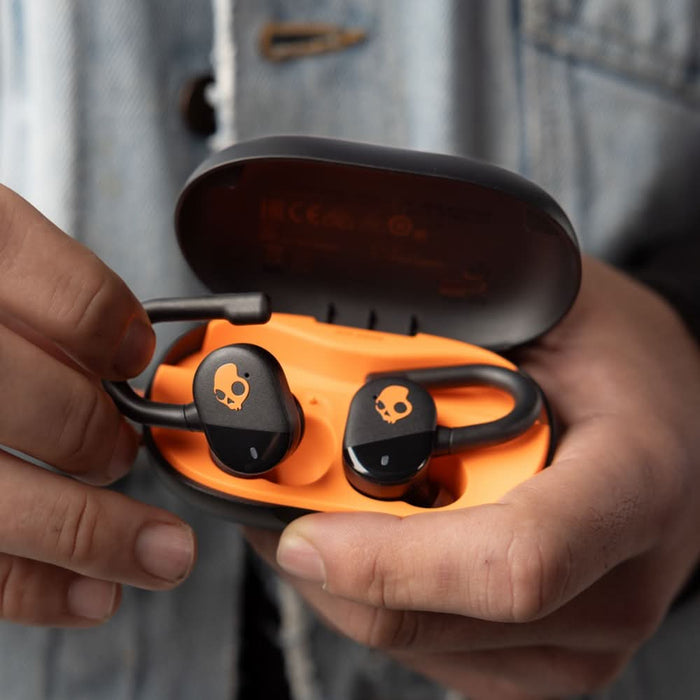 Casti SKULLCANDY Push Play Active S2PPW-S749, True Wireless, Bluetooth, In-Ear, Microfon, Black/Orange WALTI