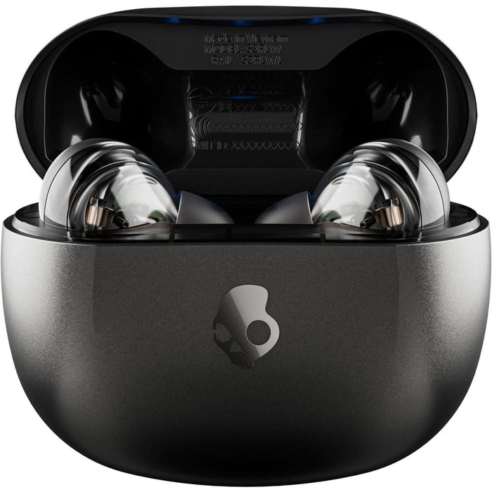 Casti SKULLCANDY Rail ANC S2IPW-P740, True Wireless, Bluetooth, In-Ear, Microfon, Noise Cancelling, Carcasa incarcare wireless, True Black WALTI