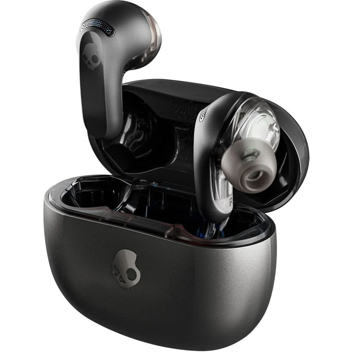 Casti SKULLCANDY Rail ANC S2IPW-P740, True Wireless, Bluetooth, In-Ear, Microfon, Noise Cancelling, Carcasa incarcare wireless, True Black WALTI