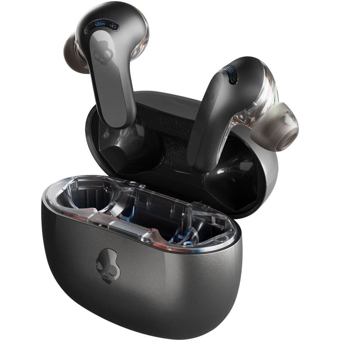 Casti SKULLCANDY Rail ANC S2IPW-P740, True Wireless, Bluetooth, In-Ear, Microfon, Noise Cancelling, Carcasa incarcare wireless, True Black WALTI