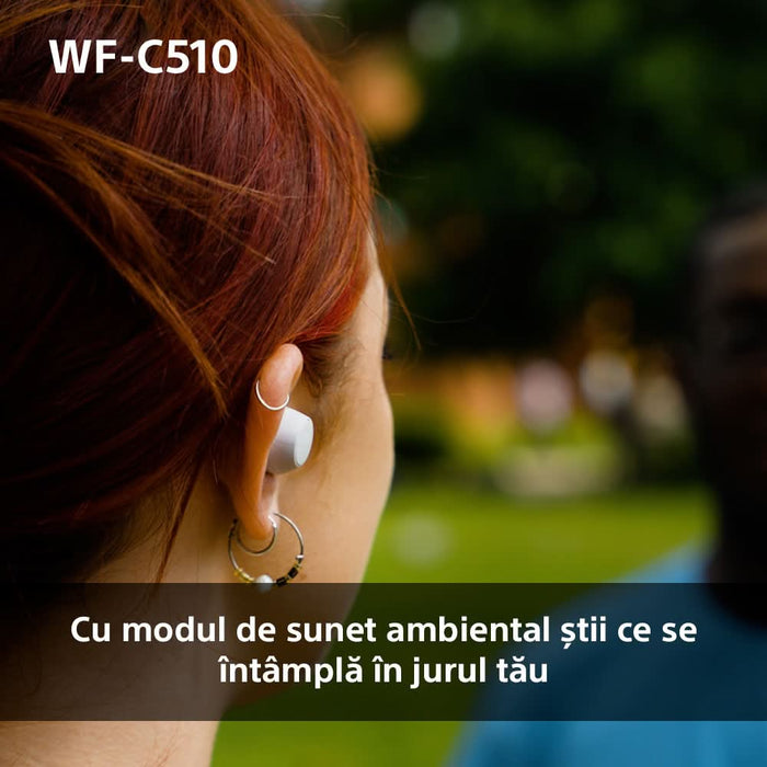 Casti SONY WF-C510, True Wireless, Bluetooth, In-ear, Microfon, Conexiune multipunct, negru WALTI