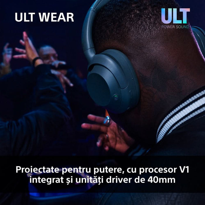 Casti SONY ULT WEAR WH-ULT900NB, Bluetooth, Over-ear, Microfon, Noise Cancelling, Black WALTI