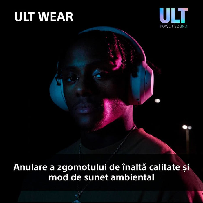 Casti SONY ULT WEAR WH-ULT900NB, Bluetooth, Over-ear, Microfon, Noise Cancelling, Black WALTI
