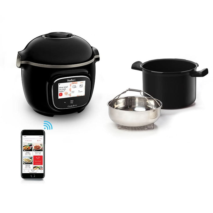 Multicooker TEFAL Cook4me Touch CY912831, 6l, 1600W, 13 programe, negru WALTI