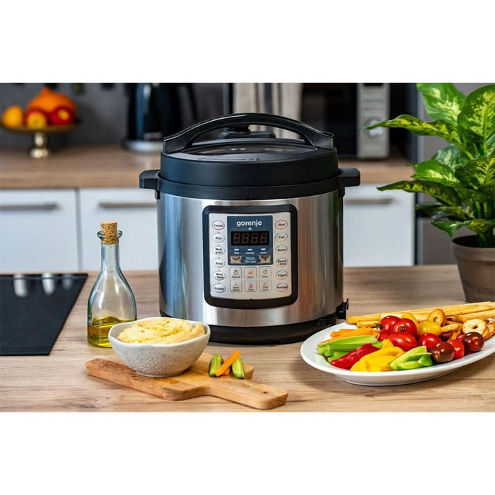 Multicooker GORENJE MC6MBK, 6l, 1000W, 15 programe, negru-argintiu WALTI