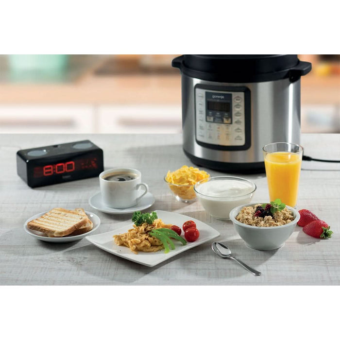 Multicooker GORENJE MC6MBK, 6l, 1000W, 15 programe, negru-argintiu WALTI