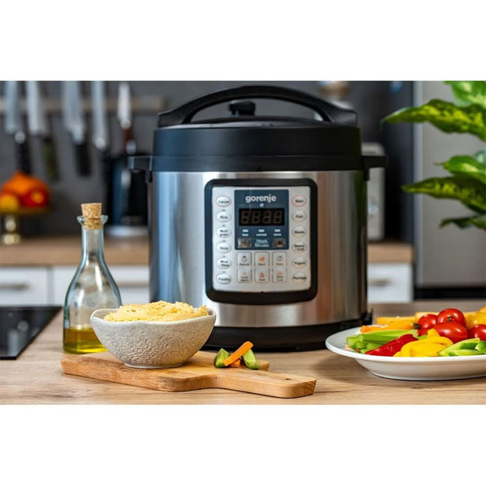 Multicooker GORENJE MC6MBK, 6l, 1000W, 15 programe, negru-argintiu WALTI