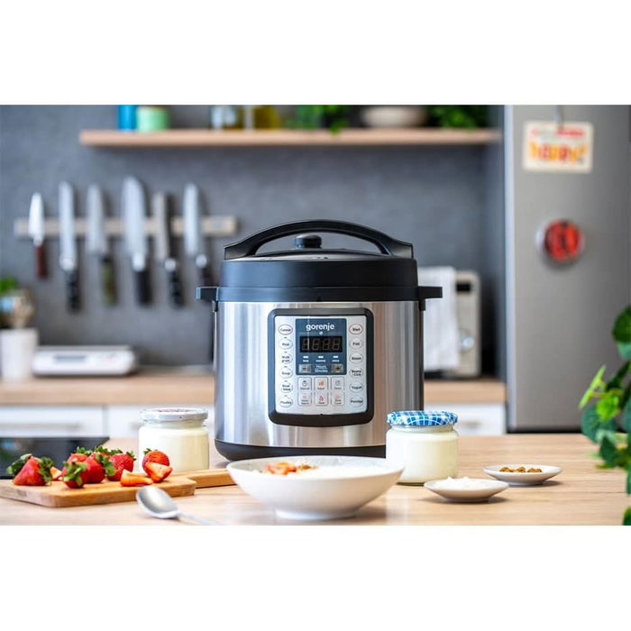 Multicooker GORENJE MC6MBK, 6l, 1000W, 15 programe, negru-argintiu WALTI