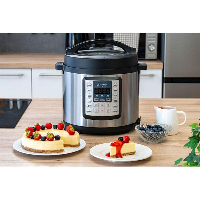 Multicooker GORENJE MC6MBK, 6l, 1000W, 15 programe, negru-argintiu WALTI