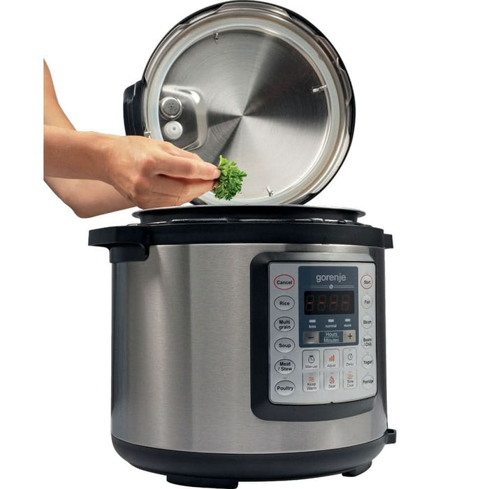 Multicooker GORENJE MC6MBK, 6l, 1000W, 15 programe, negru-argintiu WALTI