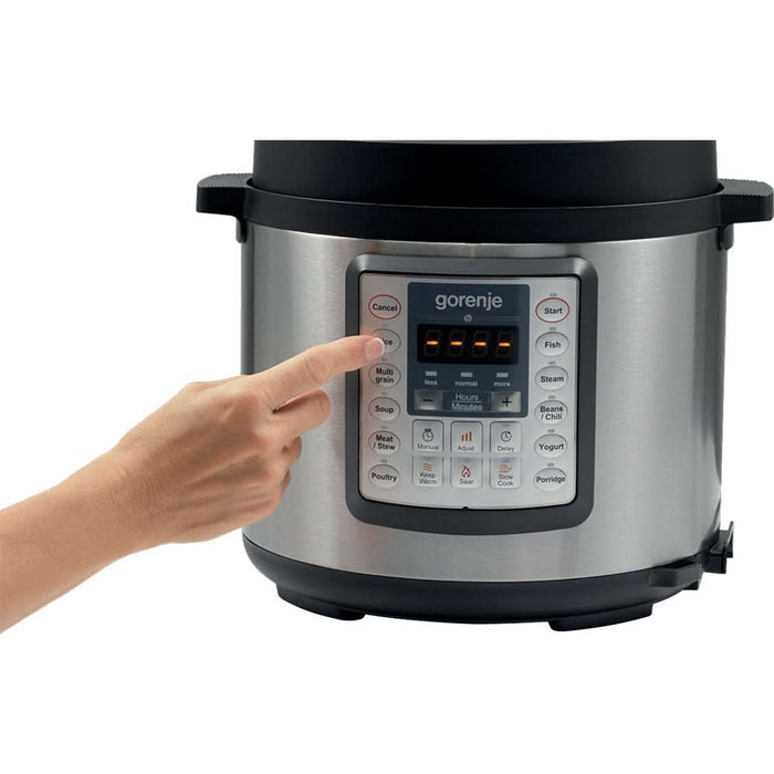 Multicooker GORENJE MC6MBK, 6l, 1000W, 15 programe, negru-argintiu WALTI
