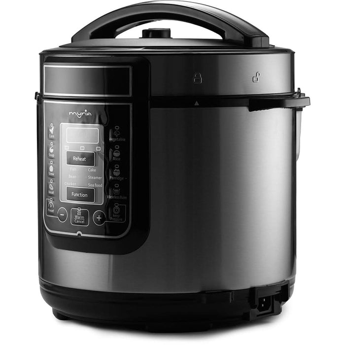 Multicooker MYRIA MY4450, 6l, 1000W, 14 programe, argintiu-negru WALTI