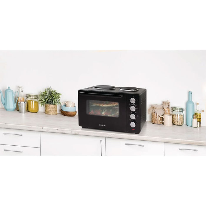 Cuptor electric GORENJE OM30GBX, 30l, 1500W, negru-argintiu WALTI