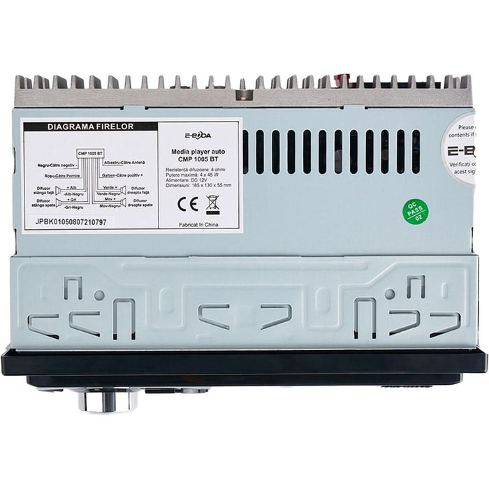 Player auto E-BODA CMP1005 BT, 4 x 45W, Bluetooth, USB WALTI