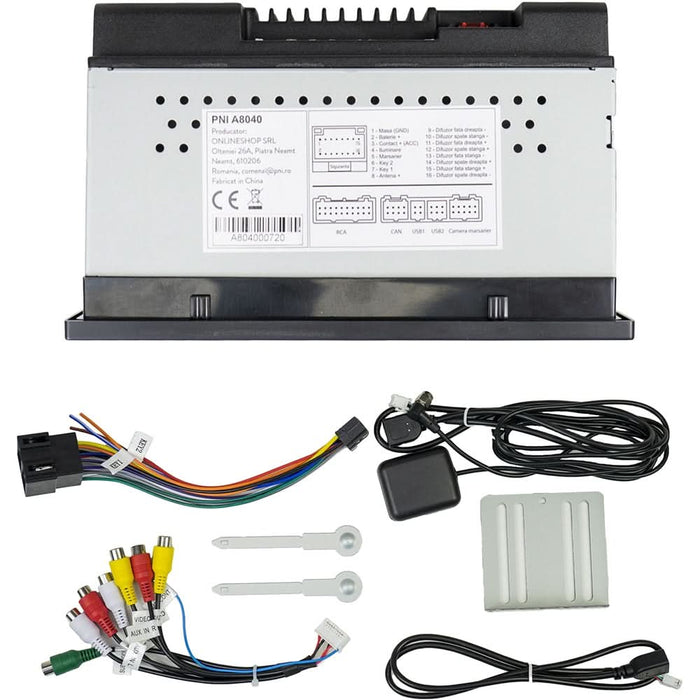 Player auto PNI A8040, Android 13, 4 x 25W, Bluetooth, USB, FM WALTI