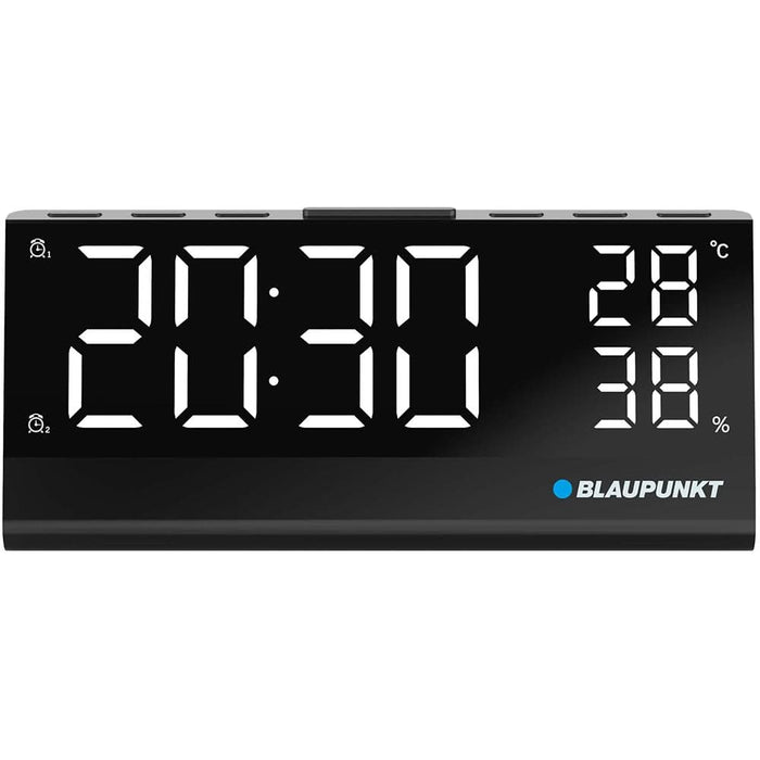 Radio cu ceas BLAUPUNKT CR10ALU, FM, Termometru, negru-argintiu WALTI
