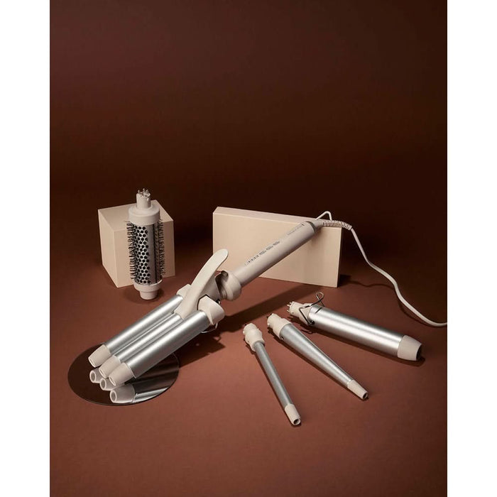 Trusa coafat Multistyler REMINGTON Trendology 5-in-1, 210 grade, invelis ceramic, bej WALTI