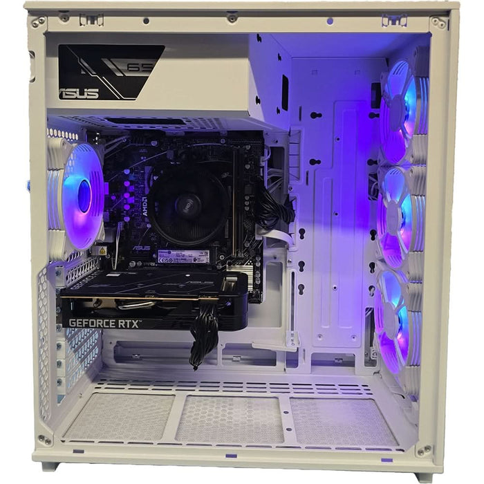 Sistem Desktop PC MYRIA STYLE V104 Powered by ASUS, AMD Ryzen 5 8400F pana la 4.7GHz, 16GB, SSD 1TB, NVIDIA GeForce RTX 5050 8GB, Ubuntu WALTI