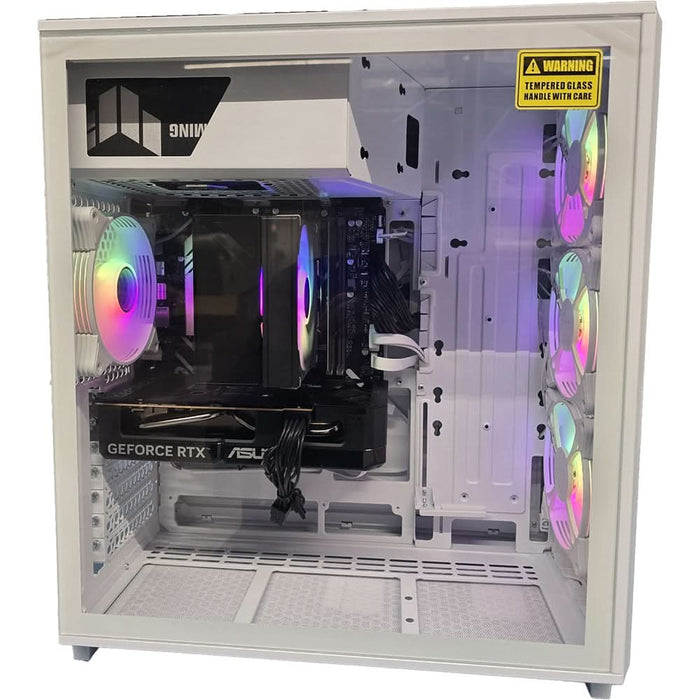 Sistem Desktop Gaming MYRIA Vision V121 Powered by ASUS, Intel Core Ultra 5 225F pana la 4.9GHz, 16GB DDR5, SSD 1TB, NVIDIA GeForce RTX 5060 8GB, Ubuntu WALTI