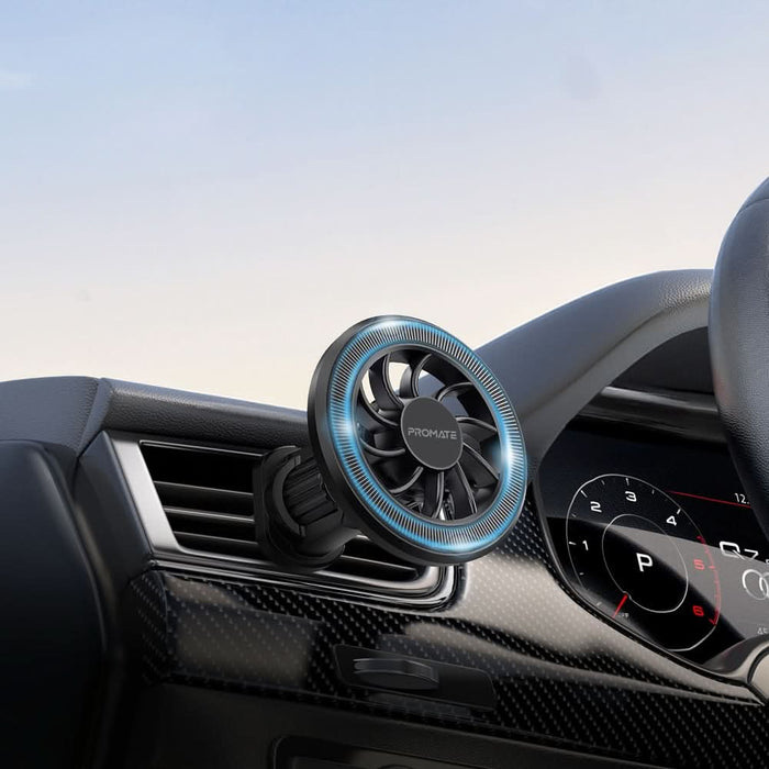 Suport auto universal PROMATE ClipMount, ventilatie, negru WALTI