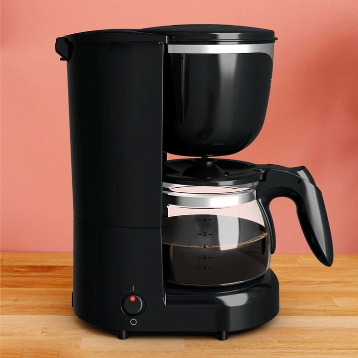 Cafetiera TEFAL Perfectta CM340811, 0.6l, 600W, 6 cesti, negru-argintiu WALTI