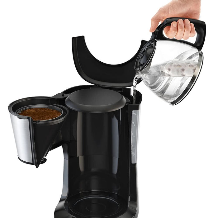 Cafetiera TEFAL Subito CM5S1DE0, 1.25l, 1000W, 15 cesti, negru-argintiu WALTI