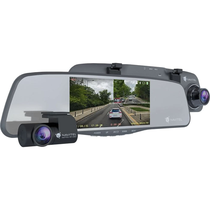 Camera auto DVR duala NAVITEL MR255NV, 5", FullHD, Night Vision, G-Senzor WALTI