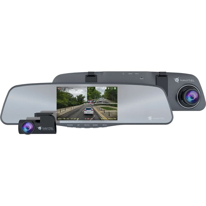 Camera auto DVR duala NAVITEL MR255NV, 5", FullHD, Night Vision, G-Senzor WALTI