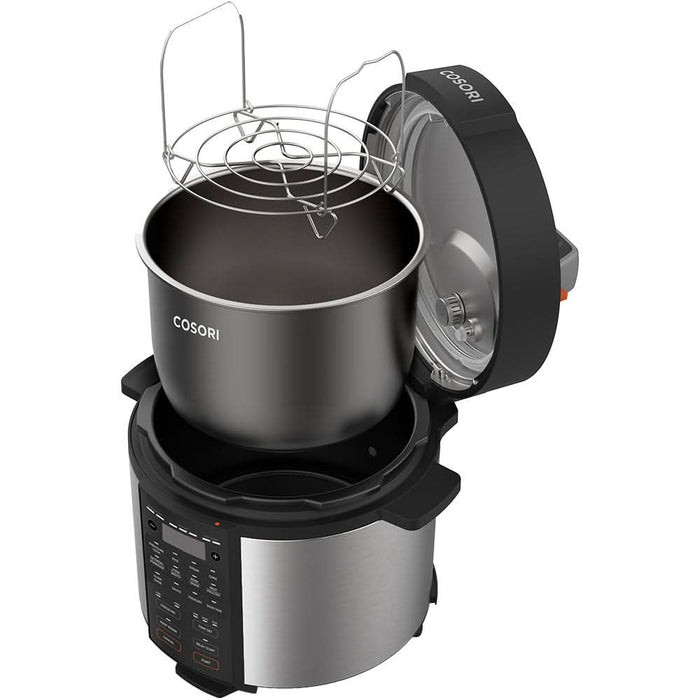 Multicooker COSORI Pressure Cooker CMCCO601SEU, 5.7l, 1100W, 14 programe, negru-argintiu WALTI