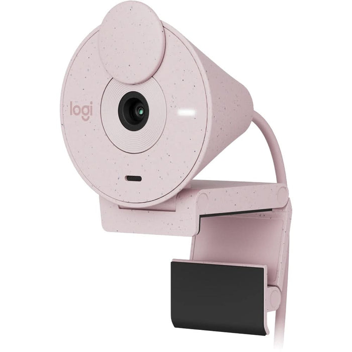 Camera Web LOGITECH Brio 300, Full HD 1080p, roz WALTI