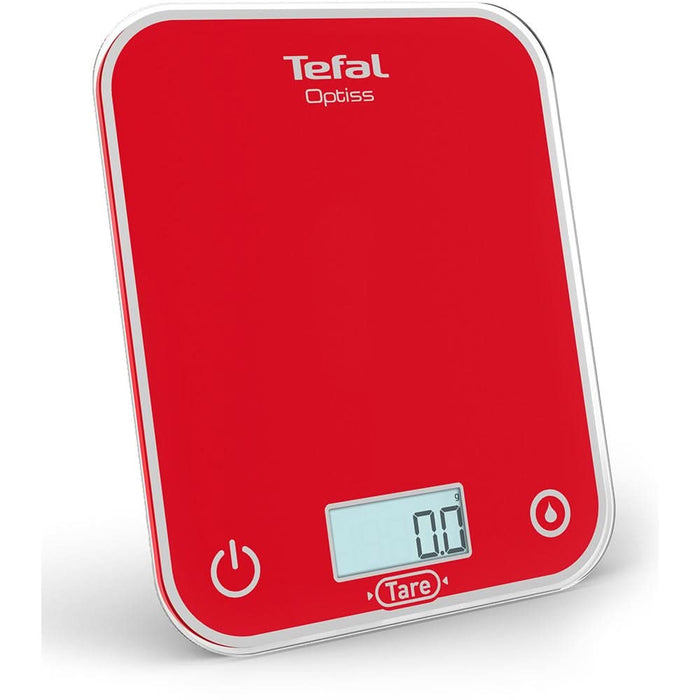 Cantar de bucatarie TEFAL Optiss BC50U3V0, 5kg, rosu-alb WALTI