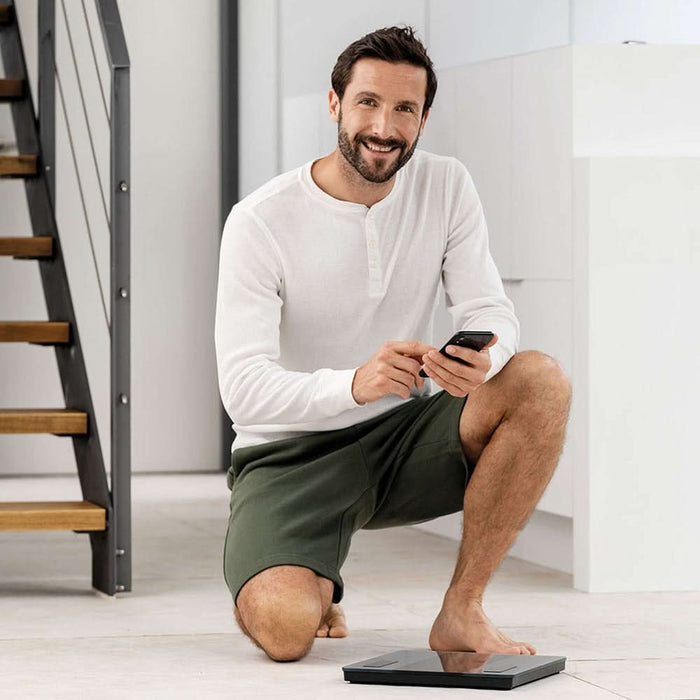 Cantar corporal BEURER BF 880, 180kg, Wi-Fi, electronic, sticla securizata, negru WALTI