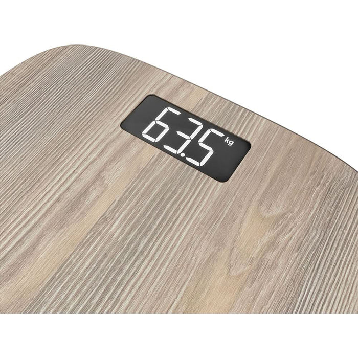 Cantar corporal TEFAL Classic PP1600V0, 160kg, electronic, sticla securizata, maro WALTI