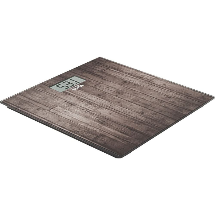 Cantar corporal LAICA PS1065N, 180kg, electronic, sticla securizata, maro WALTI