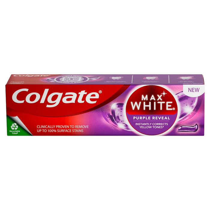 Colgate Pastă de dinți mov Max White, 75 ml WALTI