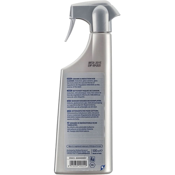 Spray pentru curatat suprafete vitroceramice WPRO 484000008497, 500 ml WALTI