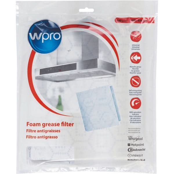 Filtru universal grasime WPRO 08526, 47 x 97 cm WALTI