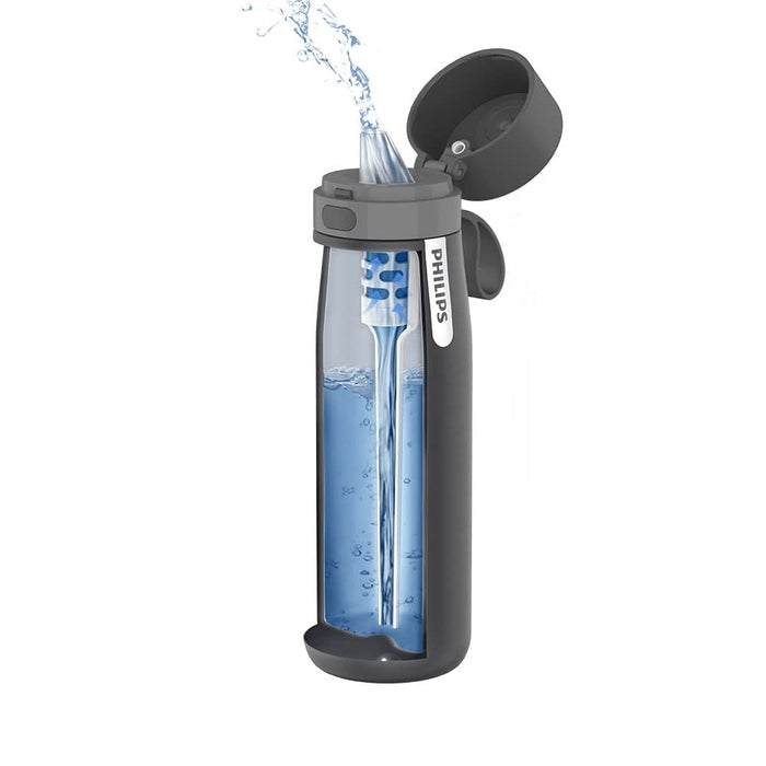 Sticla termica PHILIPS GoZero Daily 218598, 0.55l, gri-negru - WALTI WALTI
