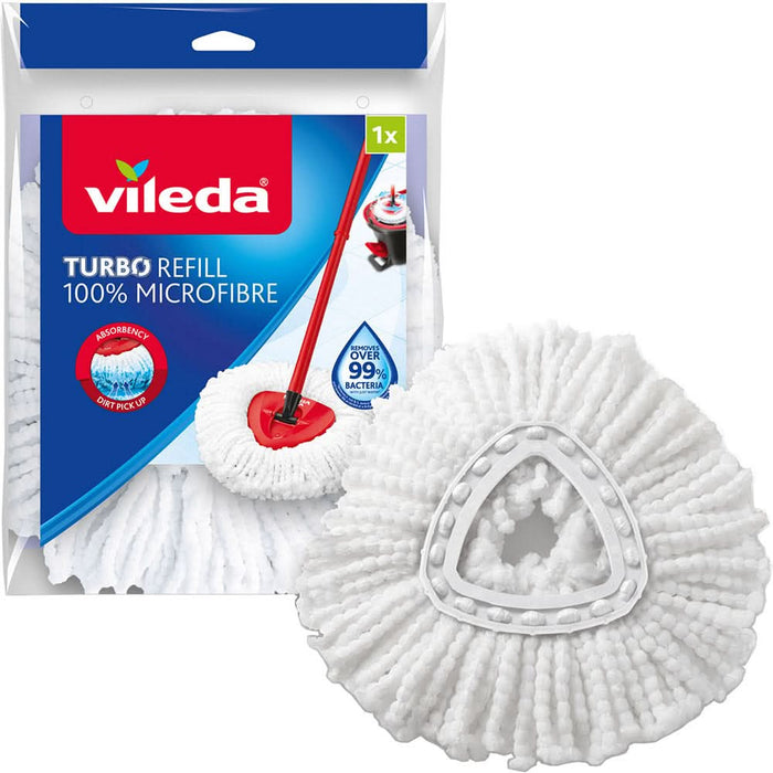 Rezerva mop VILEDA Easy Wring Turbo Clasic, alb WALTI