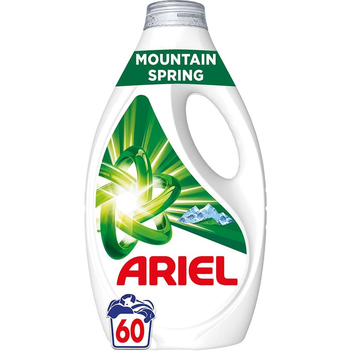 Detergent lichid Ariel Mountain Spring, 2.7 l, 60 spalari WALTI