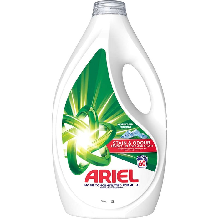 Detergent lichid Ariel Mountain Spring, 2.7 l, 60 spalari WALTI