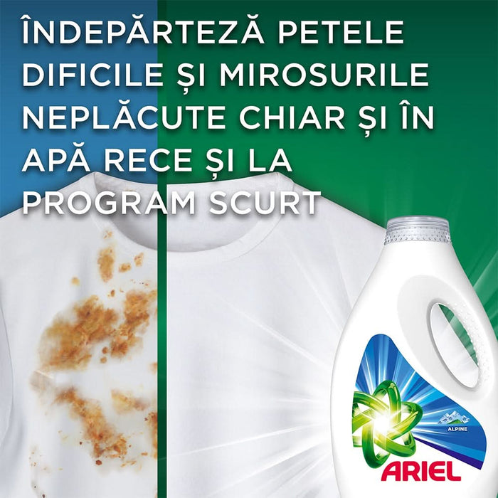 Detergent lichid ARIEL Alpine, 2.7 l, 60 spalari WALTI