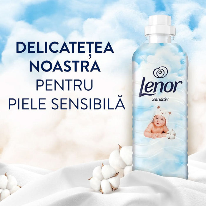 Balsam de rufe LENOR Sensitive Cotton Fresh, 1.239L, 59 spalari WALTI