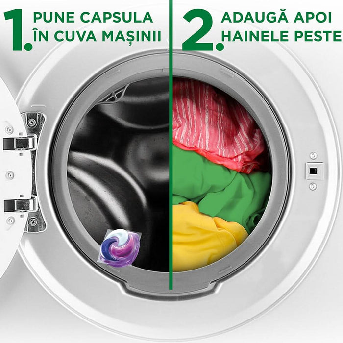 Detergent capsule ARIEL Allin1 PODS + Extra Fiber Care, 38 spalari WALTI
