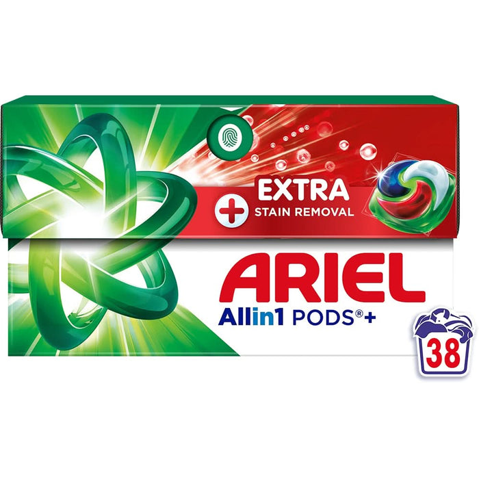 Detergent capsule ARIEL Allin1 PODS+ Extra Stain Removal,  38 spalari WALTI